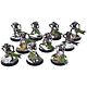 NECRONS 10 Necron Warriors #1 WELL PAINTED Warhammer 40K