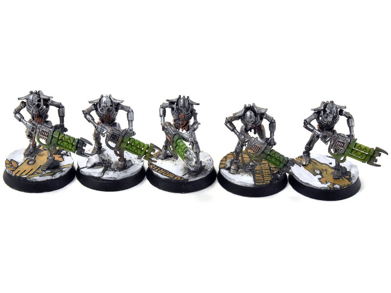 Games Workshop NECRONS 10 Necron Warriors #1 WELL PAINTED Warhammer 40K