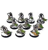 Games Workshop NECRONS 10 Necron Warriors #2 WELL PAINTED Warhammer 40K