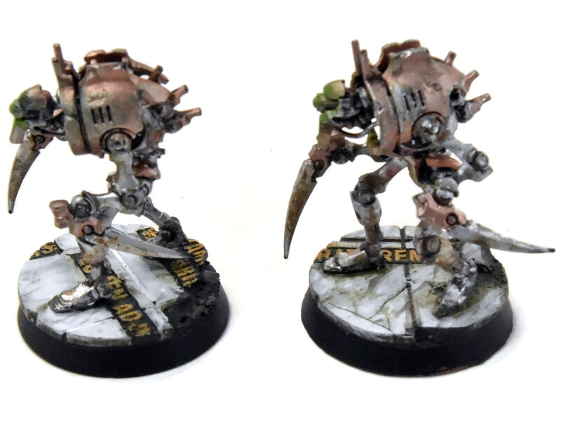 Games Workshop NECRONS 2 Cryptothralls #1 WELL PAINTED Warhammer 40K