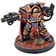 HORUS HERESY Ultramarines Legion Praetor In Cataphratii #1 WELL PAINTED 40K