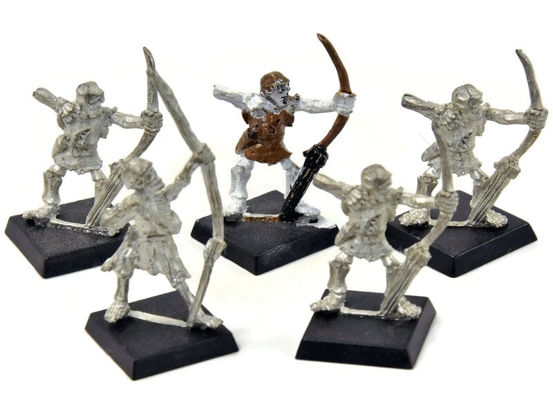Games Workshop VAMPIRE COUNTS 5 Skeleton Archers #2 METAL Warhammer Fantasy