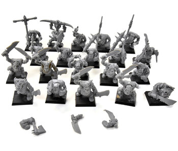 ORCS & GOBLINS 20 Orcs Warriors BOYS BOYZ #2 Warhammer Fantasy