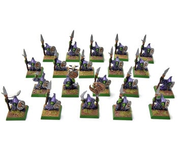 ORCS & GOBLINS 20 Night Goblin Spearmen #1 Warhammer Fantasy WELL PAINTED