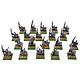 ORCS & GOBLINS 20 Night Goblin Spearmen #1 Warhammer Fantasy WELL PAINTED