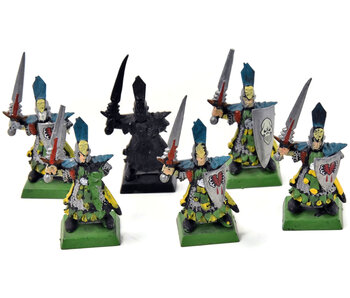 DARK ELVES 6 Warriors Regiment #2 Warhammer Fantasy