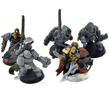 SPACE MARINES 5 Tactical Squad converted #1 METAL Warhammer 40K