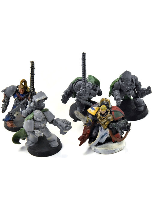 SPACE MARINES 5 Tactical Squad converted #1 METAL Warhammer 40K