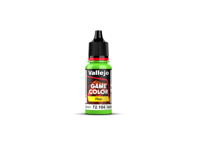 Vallejo Game Color Fluorescent Green (72.104)