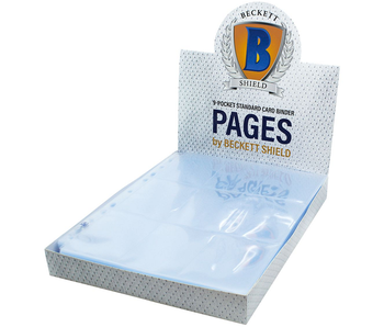 Beckett - 9 Pocket Standard Card Binder Pages (100)