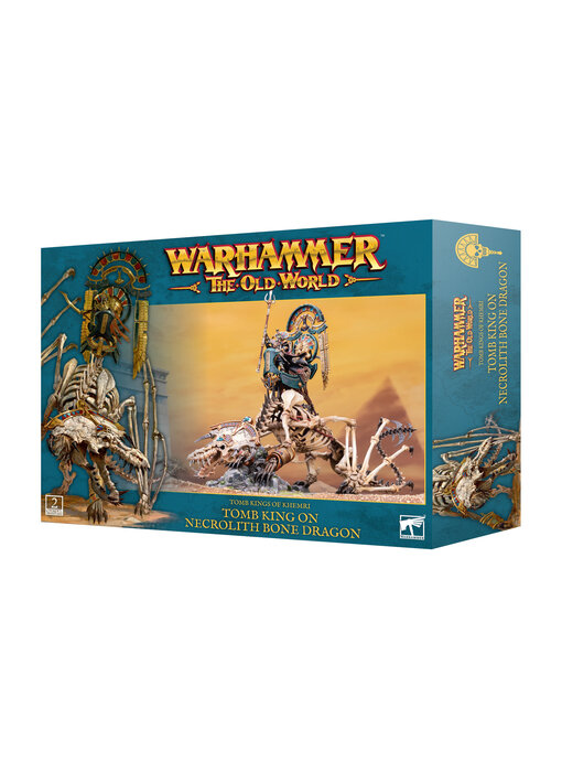 Tomb King On Necrolith Bone Dragon