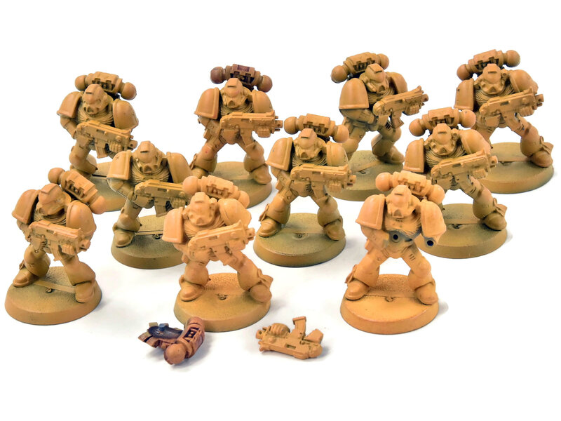 Games Workshop SPACE MARINES 10 Tactical Marines #13 Warhammer 40K Squad