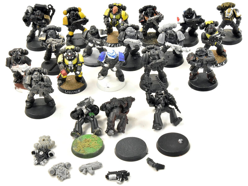 Games Workshop SPACE MARINES 20 Tactical Marines #22 Warhammer 40K Squad