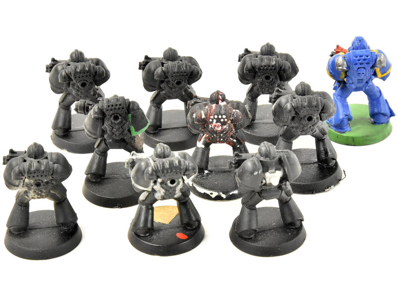 Games Workshop SPACE MARINES 10 Tactical Marines Classic #1 Warhammer 40K Squad
