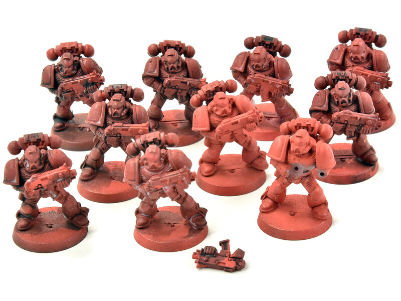 Games Workshop SPACE MARINES 10 Tactical Marines #9 Warhammer 40K Squad