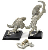 Games Workshop LIZARDMEN Saurus Guard Champion And Musician #4 METAL Warhammer Fantasy