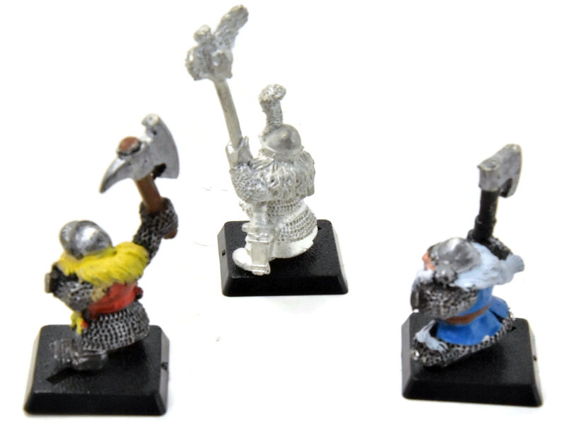 Games Workshop DWARFS 3 Marauder Ironbreaker Classic #3 METAL Warhammer Fantasy