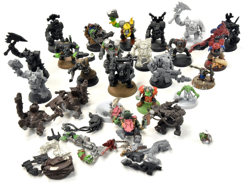 Games Workshop ORKS Loose Models #6 METAL Incomplete Warhammer Warhammer 40K