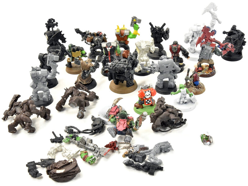 Games Workshop ORKS Loose Models #6 METAL Incomplete Warhammer Warhammer 40K