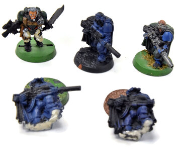 SPACE MARINES 5 Scouts Snipers #5 METAL Warhammer 40K