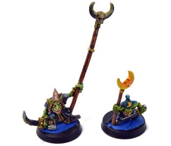 ORCS AND GOBLINS 2 Night Goblin Shaman Classic #4 METAL Warhammer Fantasy