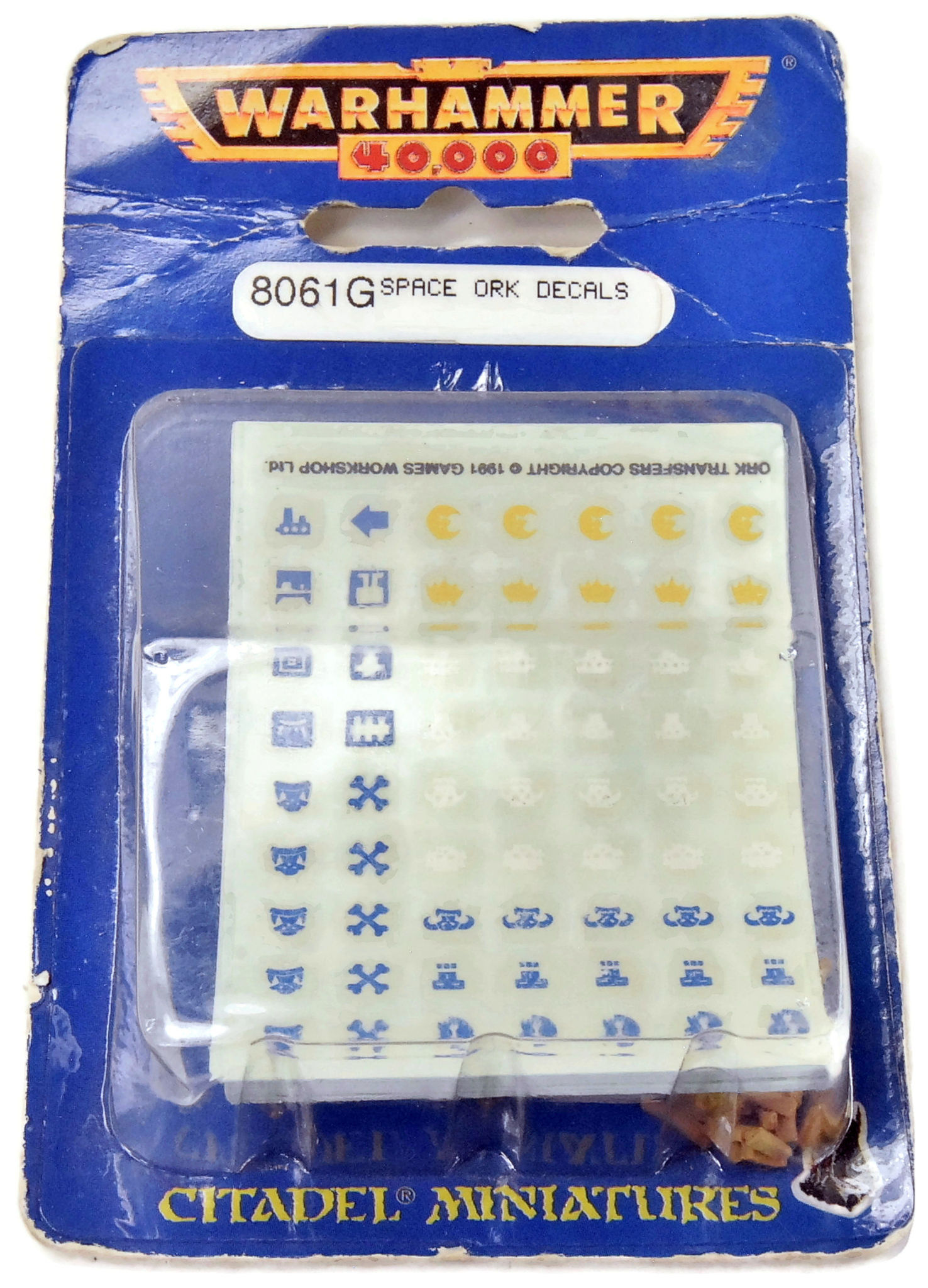 Games Workshop ORKS Space Ork Decals #1 Warhammer 40K - Au Royaume Des ...