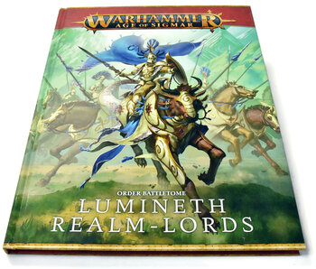 WARHAMMER AGE OF SIGMAR Order Battletome Lumineth Realm Lords Good Condition