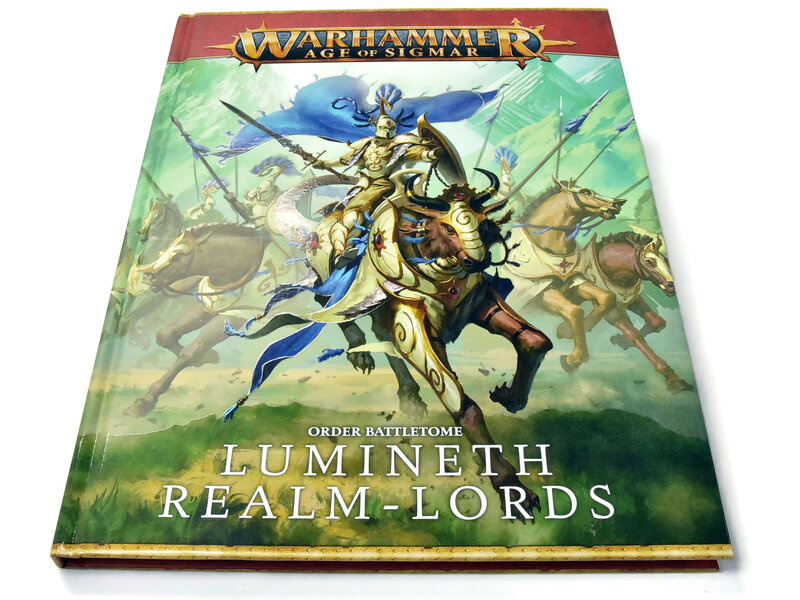 Games Workshop WARHAMMER AGE OF SIGMAR Order Battletome Lumineth Realm Lords Good Condition