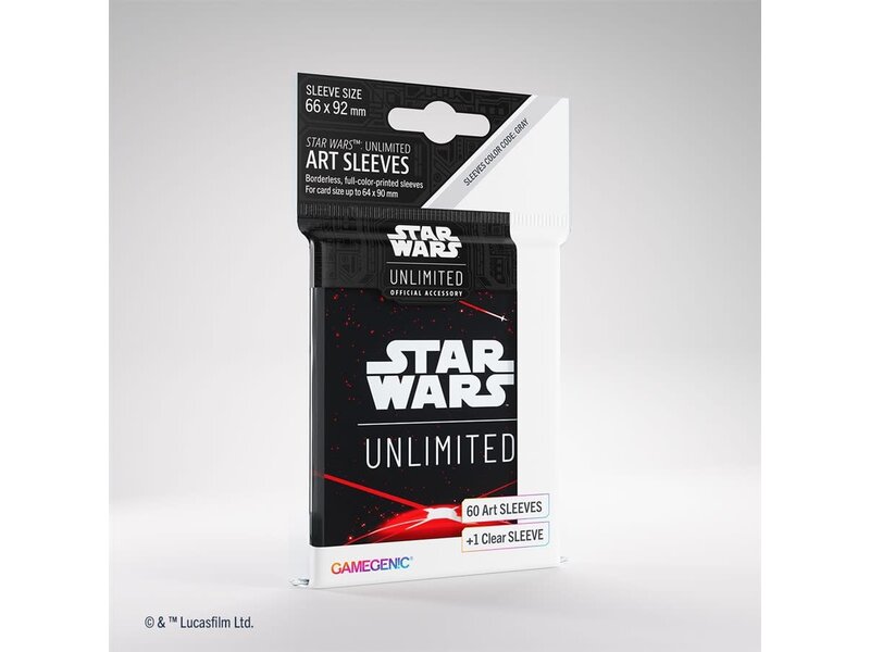 Gamegenic Star Wars Unlimited Art Sleeves Space Red