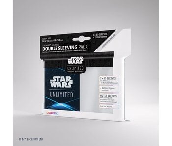 Star Wars Unlimited Art Sleeves Double Sleeving Pack - Space Blue