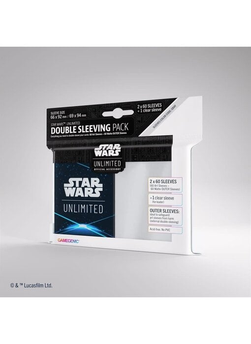 Star Wars Unlimited Art Sleeves Double Sleeving Pack - Space Blue