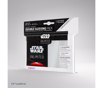 Star Wars Unlimited Art Sleeves Double Sleeving Pack - Space Red