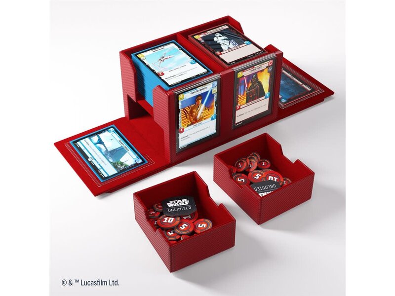Gamegenic Star Wars Unlimited Double Deck Pod - Red