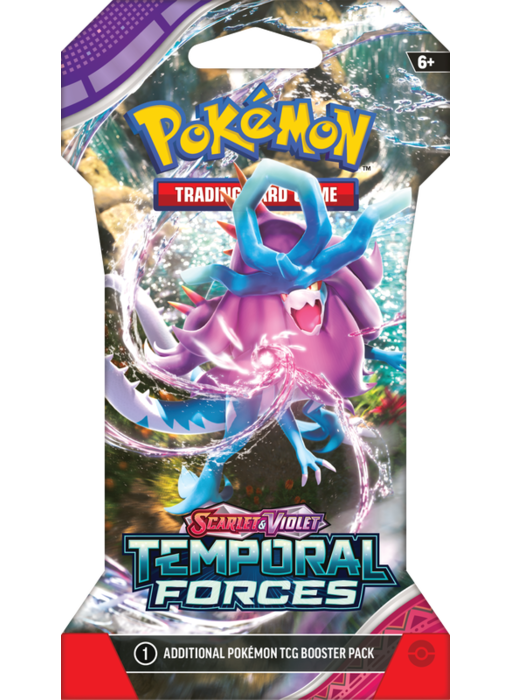 Pokémon TCG SV5 Temporal Forces Sleeved Booster Pack