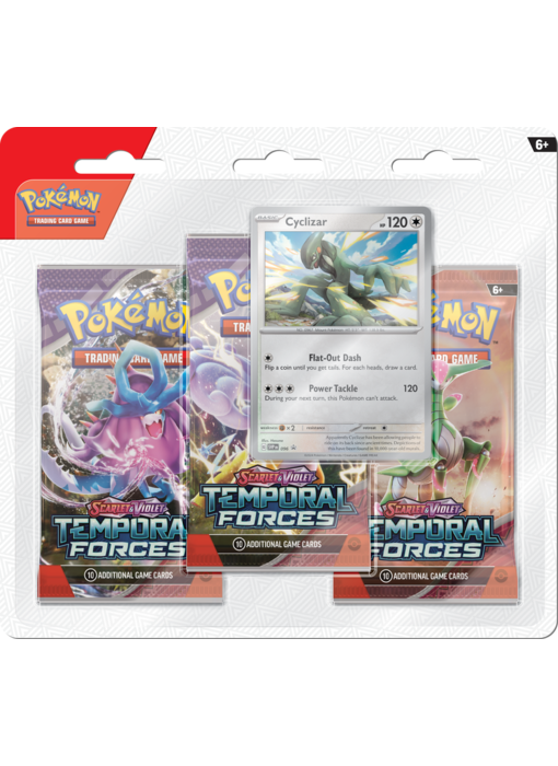 Pokémon TCG SV5 Temporal Forces 3 Pack Blister