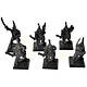 DARK ELVES 6 MENGIL MANHIDES Trooper #1 CLASSIC METAL Warhammer Fantasy