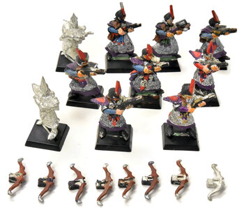 DARK ELVES 10 Darkshards #1 CLASSIC METAL Warhammer Fantasy