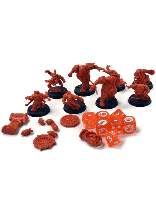 BLOOD BOWL College of Fire Team with Dice No Goblin Warhammer Fantasy