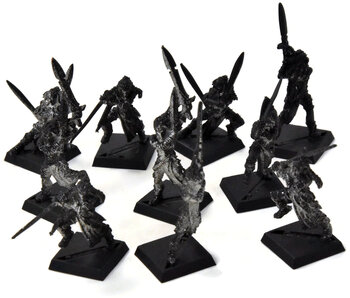 WOOD ELVES 10 Wardancers #1 Warhammer Fantasy METAL