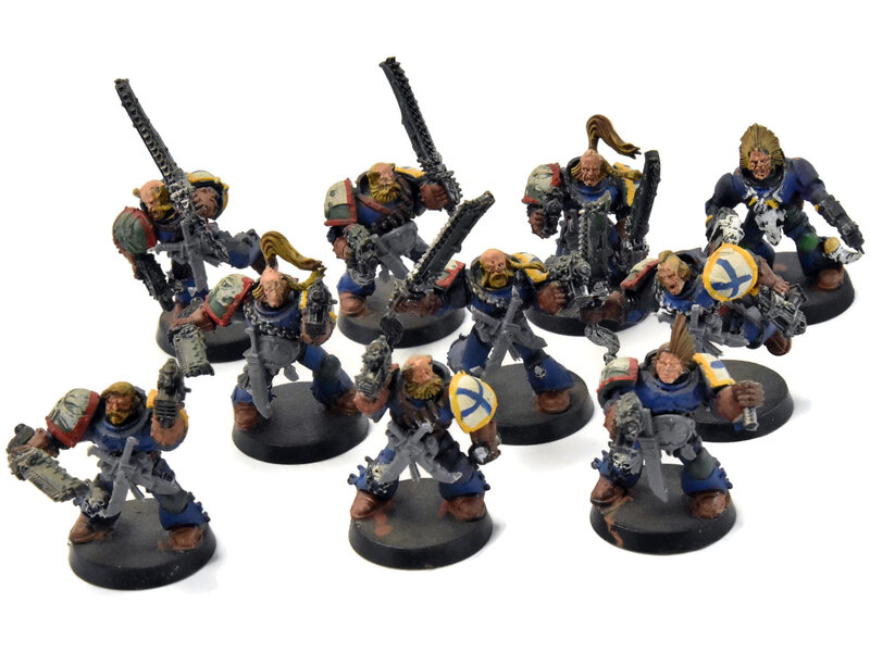 Games Workshop SPACE MARINES 10 Tactical Squad #1 Warhammer 40K Space Wolves