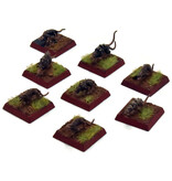 Games Workshop SKAVEN 8 Giant Rats #8 Warhammer Fantasy