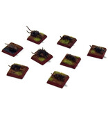 Games Workshop SKAVEN 8 Giant Rats #8 Warhammer Fantasy