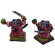 SKAVEN 2 Skryre Acolytes #4 METAL No backpacks Warhammer Fantasy