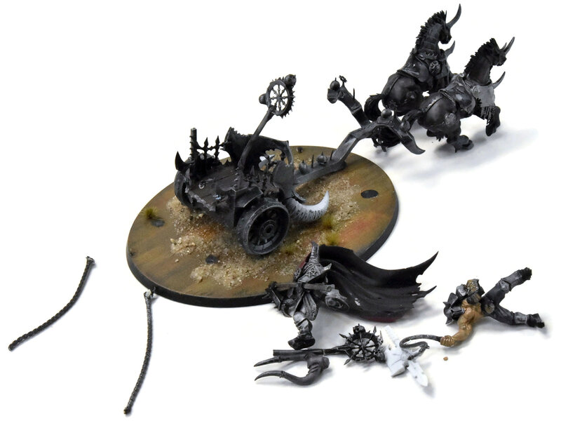 Games Workshop SLAVES TO DARKNESS Chaos Chariot #4 Warhammer Sigmar Need Repair