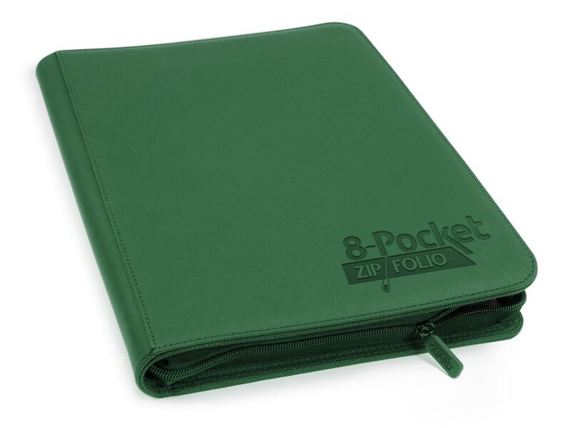 Ultimate Guard Quadrow Zipfolio Xenoskin 16 Pkt Green
