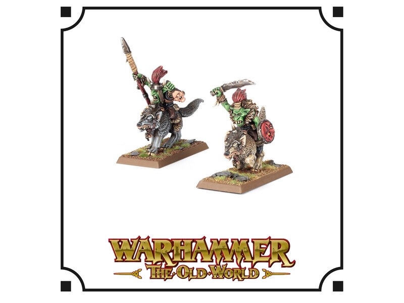 Games Workshop Orc & Goblin Tribes Goblin Wolf Rider Bosses