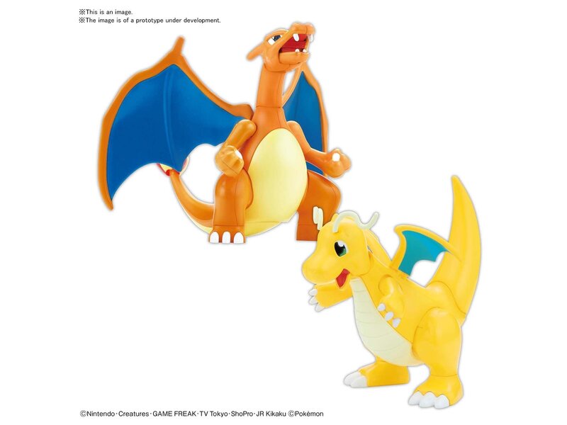 Bandai Bandai Charizard & Dragonite 'Pokemon', Bandai Spirits Pokemon Model Kit