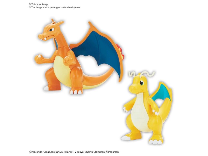 Bandai Bandai Charizard & Dragonite 'Pokemon', Bandai Spirits Pokemon Model Kit