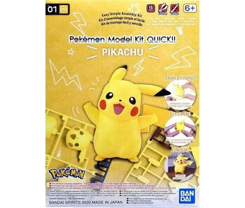 Bandai Spirits Pokemon Model Kit Quick! #01 Pikachu