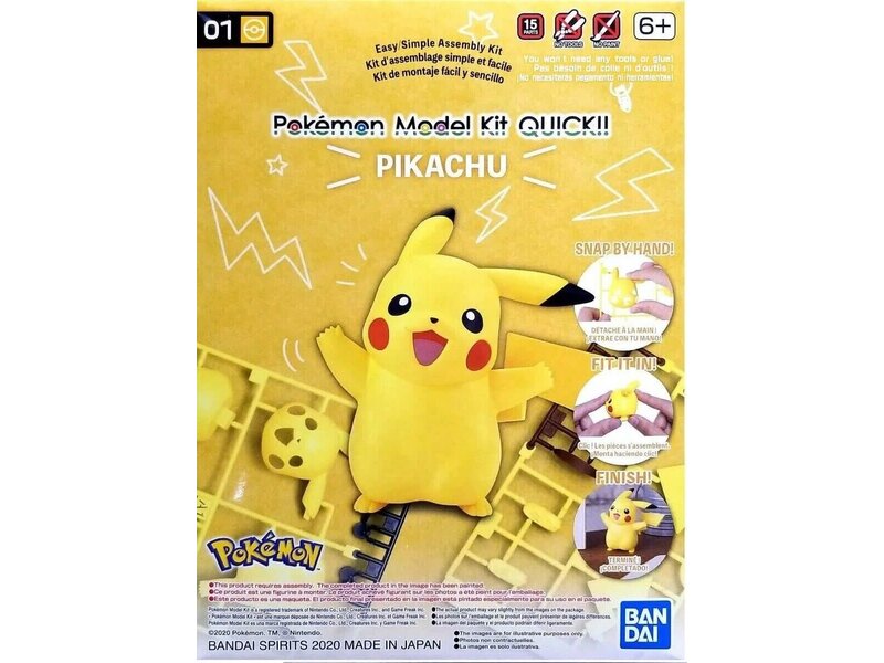 Bandai Spirits Pokemon Model Kit Quick! #01 Pikachu